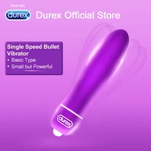 Durex Vibrator Single Speed Vibrating Bullet Adult Sex Toy Dildo Vibrator Intimate Goods Erotic Product with Lubricant for Women