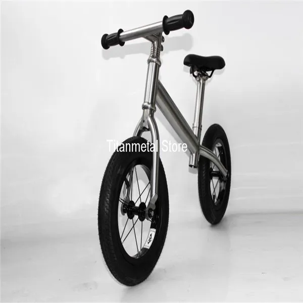 Балансировочный велосипед из титанового сплава для детей, скользящий шаговый велосипед из титанового сплава, шаговый велосипед