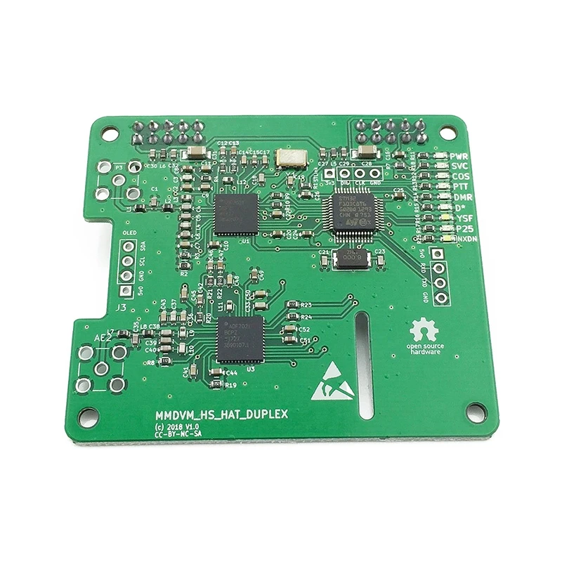 Duplex MMDVM Hotspot Support P25 DMR YSF for Raspberry Pi with 2 Antenna US Ship 5