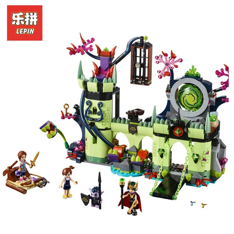 

Lepin 30011 750Pcs Genuine Breakout from the Goblin King's Fortress 41188 Model Building Blocks LegoINGlys Elves Bricks Boy toys