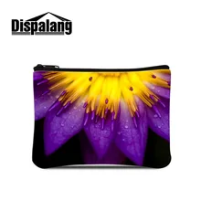Dispalang Брендовая Дизайнерская обувь мини портмоне Для женщин с цветочным принтом на молнии для монет мешок дети ключ деньги карты бумажник Обувь для девочек кошелек
