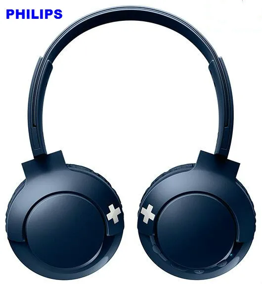 Philips SHB3075 головная повязка Беспроводная Bluetooth 4,1 Гарнитура регулятор громкости литий-полимерный с микрофоном наушники для Iphone - Цвет: Blue