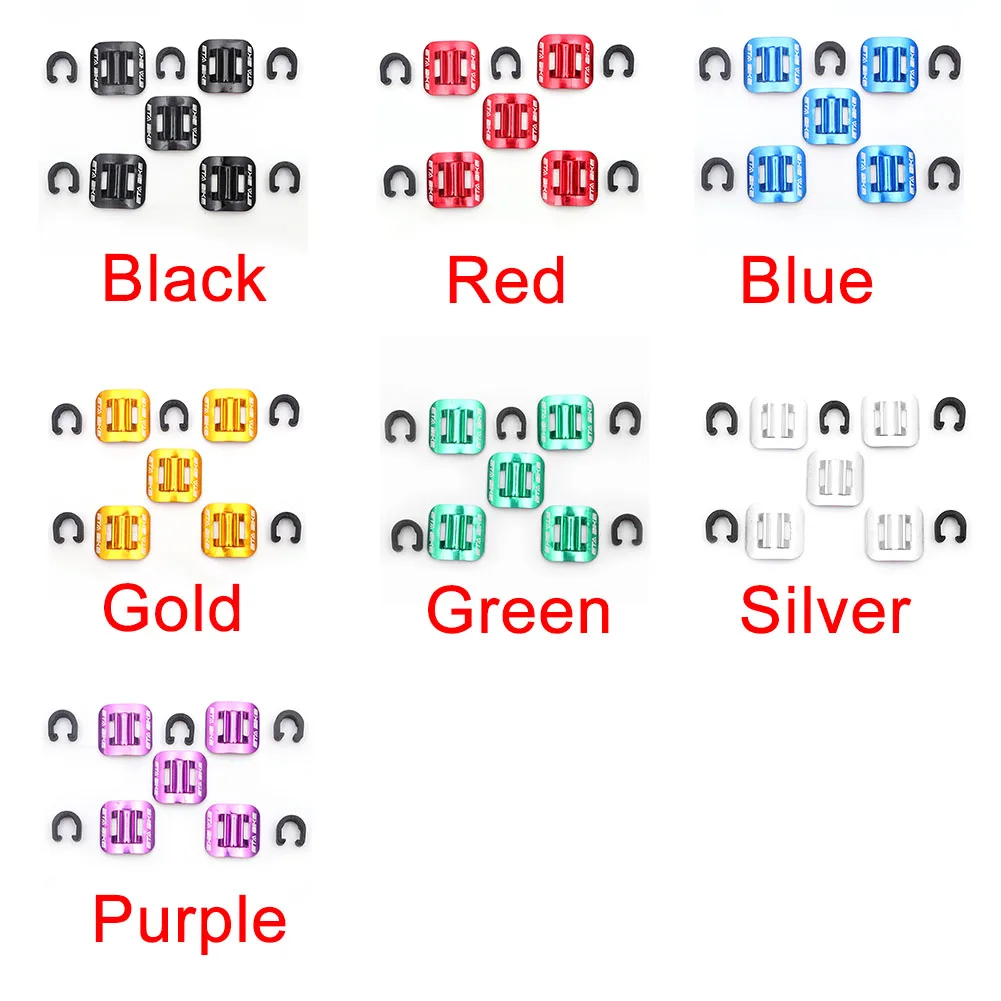 5 единиц, велосипед велосипедный цикл C-Clips Пряжка шланг тормозной линии шестерни кабельный корпус руководство тормозного вычета велосипед дополнительные кабели