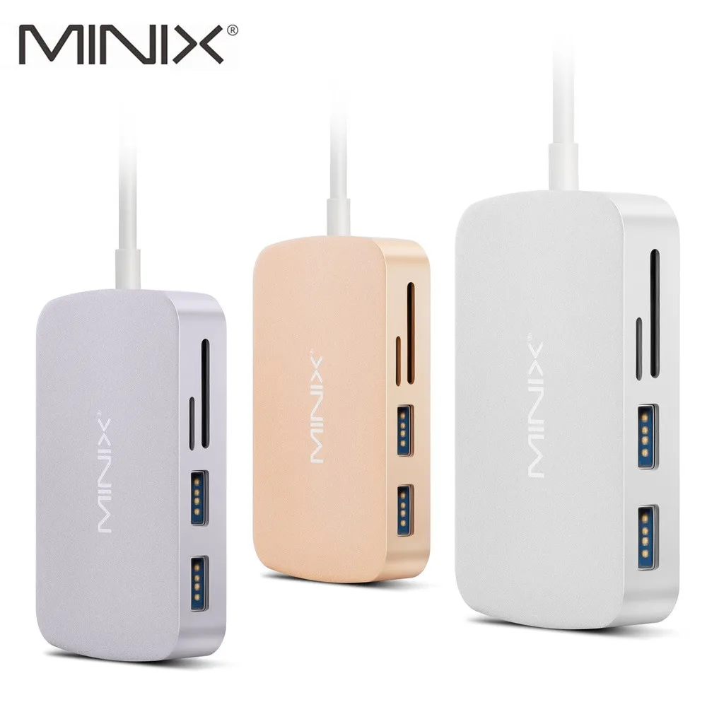 Оригинальный MINIX NEO C USB многопортовый адаптер с VGA совместим Apple MacBook TF и sd картами