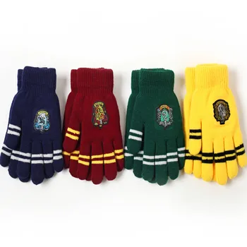 

Gryffindor Slytherin Hufflepuff Ravenclaw Cosplay Thick Gloves from Harry Free Shipping for Halloween and Christmas