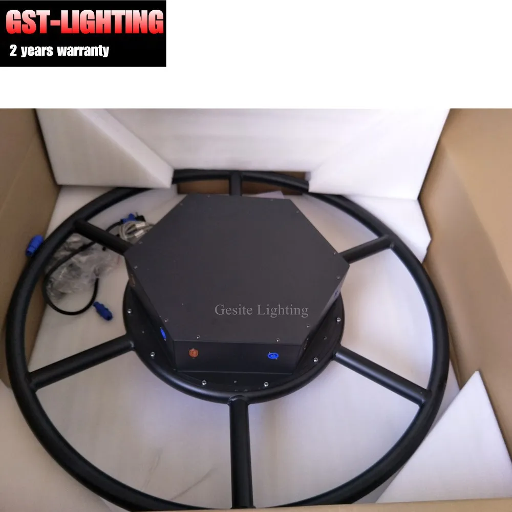 DMX 512 круглая ферма с алюминиевым вращающимся освещением|Эффект освещения сцены| |