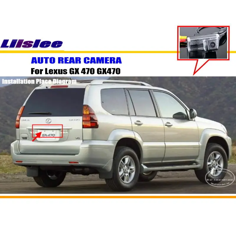 Автомобильный Реверсивный для Lexus GX GX470 / LX LX470 Toyota LC100 заднего вида парковочная