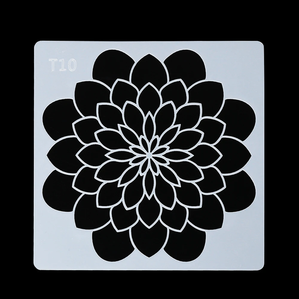 

1PC DIY Craft Mandala Auxiliary Layering Stencils For Wall Painting Scrapbook Stamp Album Decor Embossing Paper Card Template#70