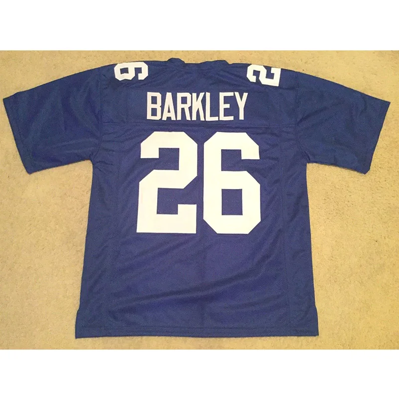 

Mens Saquon Barkley Stitched Name&Number Throwback Football Jerseys [UNSIGNED NO LOGOS OR EMBLEMS]