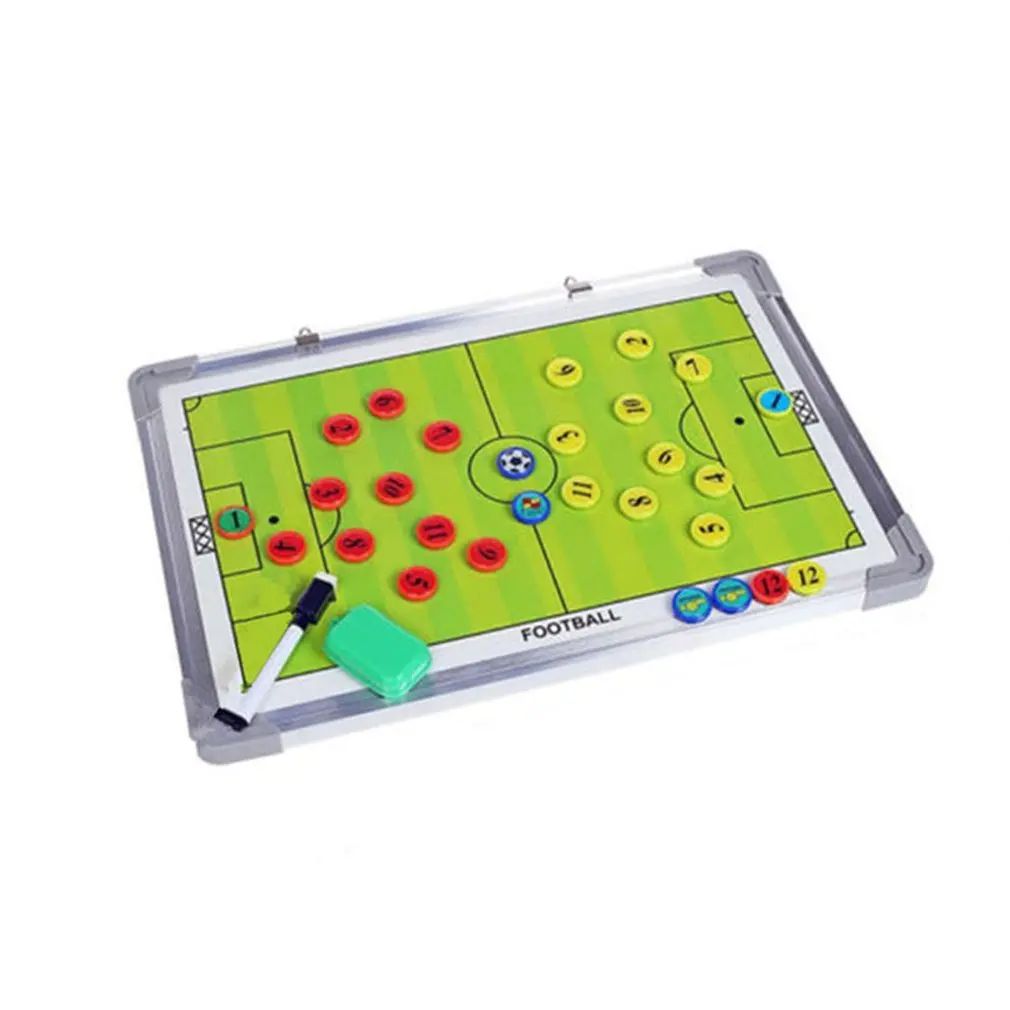 

Aluminum Alloy Magnetic Football Tactic Board Set Magnetic Coaching Training Board Tactical Tactic Soccer Football Board
