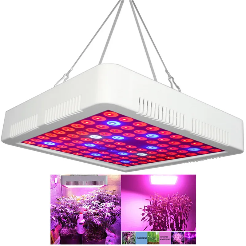 

Square LED Grow Light 300W Full Spectrum Indoor Grow Lights For Greenhouse Plants Veg and Flower Blooming