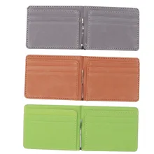 Многофункциональный волшебный кошелек с зажимом для денег, мужской кошелек из искусственной кожи, мужские кошельки с зажимом, модный короткий дизайнерский кошелек, дешево