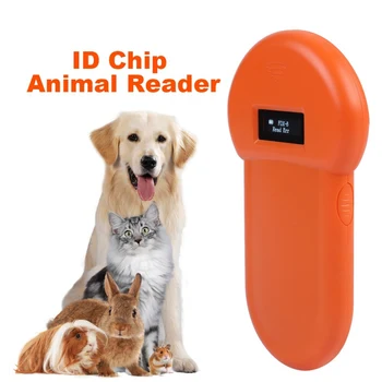 

Animal ID ISO11784/11785 RFID Chip Reader Microchip Scanner Tag Barcode Portable Animal Scanner Electronic Chips Pet Trackers