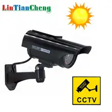 LINTIANCHENG Dummy Camera Solar CCTV Outdoor Bullet Waterproof Fake IP Camera Home Security Street Surveillance new safurance solar energy waterproof outdoor indoor fake security camera surveillance dummy camera home security