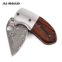 Damascus Steel Folding Knife Outdoor Portable Pocket EDC Tools Hunting Knives Camping Jackknife  Tactics Survival Knives