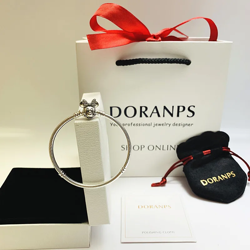 

2019 NEW Brand Not Fade 925 Charm bangle Fit pandoras chain bracelets women gifts,1pz