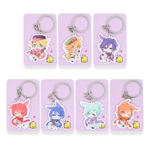 7 Styles LOVE 1000 Keychain Keyrings Fashion Jewelry Key Chain Hot Sale Custom made Anime Key