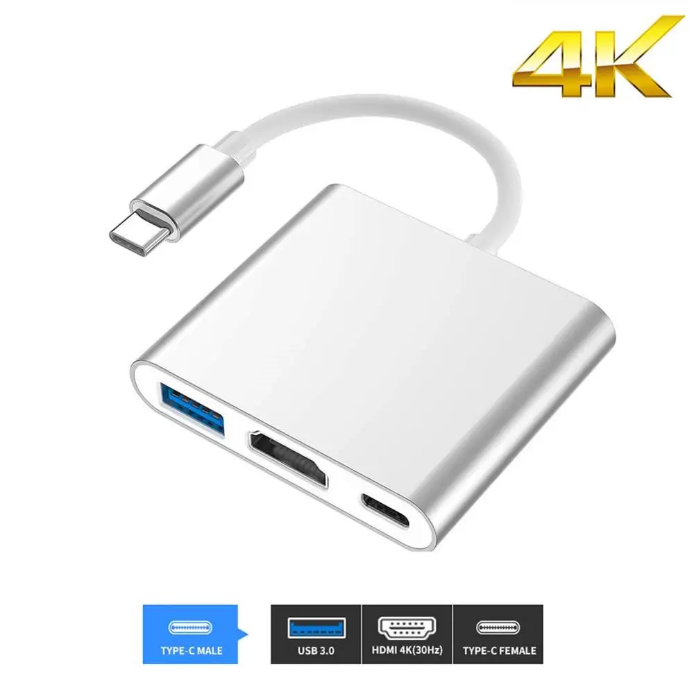 

Uosible Thunderbolt 3 Adapter USB Type C Hub to HDMI 4K support Samsung Dex mode USB-C Doce with PD for MacBook Pro/Air 2019