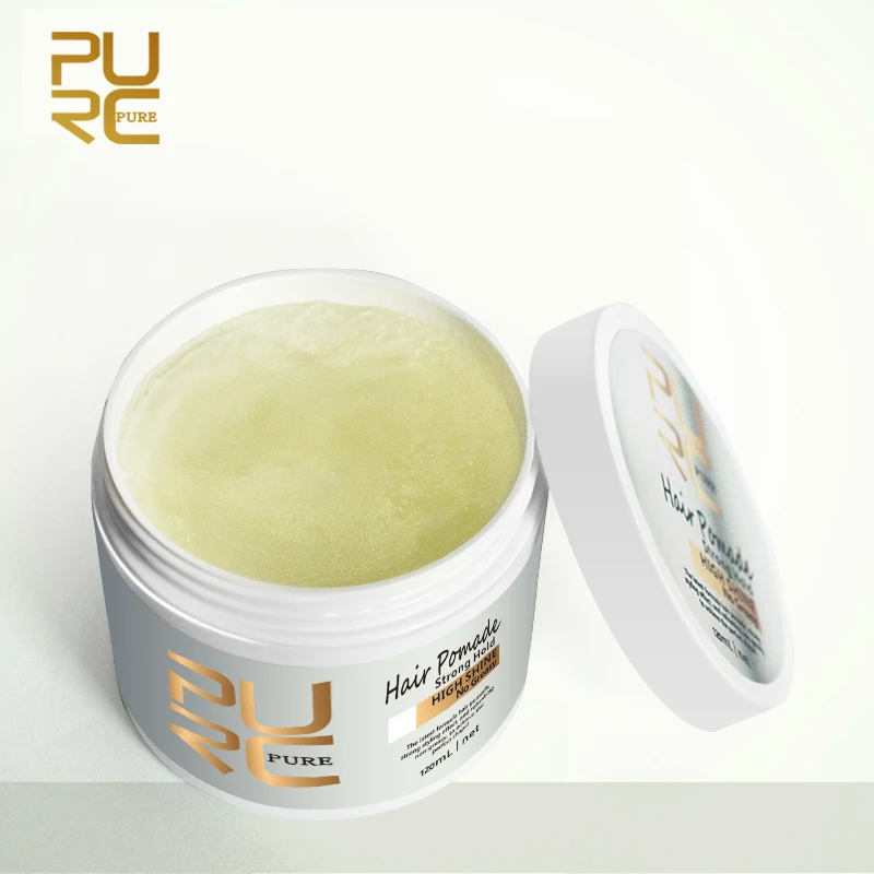 PURC Hair Pomade Strong style restoring Pomade Hair wax retro hair oil wax mud For Hair Styling Gel Cream 120ml Long-lasting