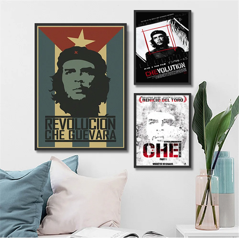 

Wall Poster Black and White Che Guevara Smoking Wall pictures for Living Room Home Decor House Bar Pub Teens Room Decorative