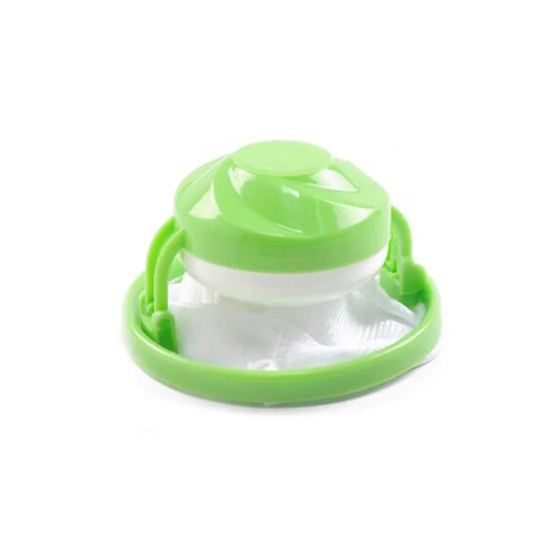 Сетка для стирки домашний фильтр сумка для стиральной машины, прачечной фильтр Сумка для банных принадлежностей молнии Прачечная Аксессуары для ванной комнаты - Цвет: Зеленый