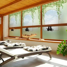 Пользовательские статический цепляются окна Плёнки матовые непрозрачные конфиденциальности витражи Стекло Стикеры Домашний Декор цифровой печати blt316 Kiss Cat