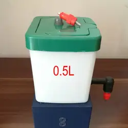 1x0.5 LT ковша и 2x птицы Соски push пьяница курица птица quial кролик Мышь Waterer