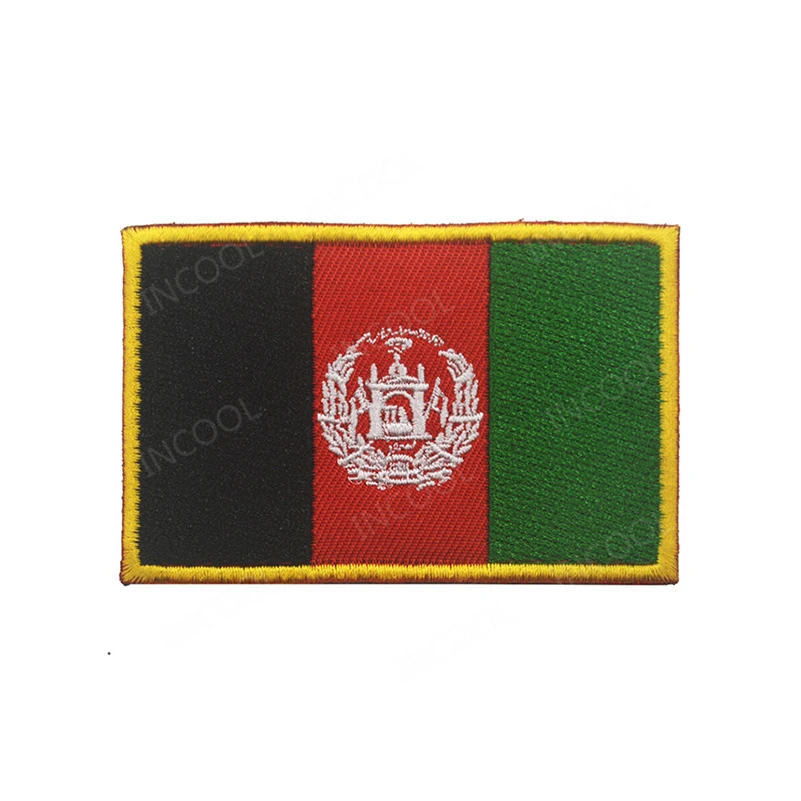 Джорджия, Турция, Китай, Таиланд Малайзия, Лаос, Китай - Цвет: Afghanistan Flag