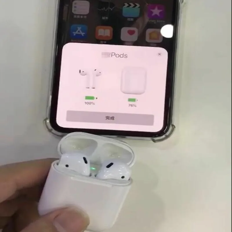 

Newest w1 chip 1:1 Airps battery pop up Mini Wireless Bluetooth Connect Headphone & Earphone For iPhone 7 8 X XS Max Pad