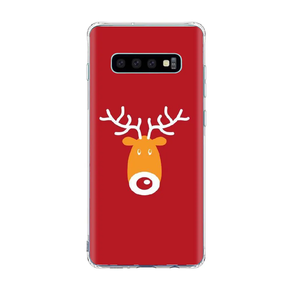 TPU D1447 Год Рождество Санта Клаус снеговика и оленя чехол для телефона для samsung S10 S8 S9 плюс A50 A70 A30 S7 M20 S6 A9 ТПУ силиконовый чехол - Цвет: TPU D1447
