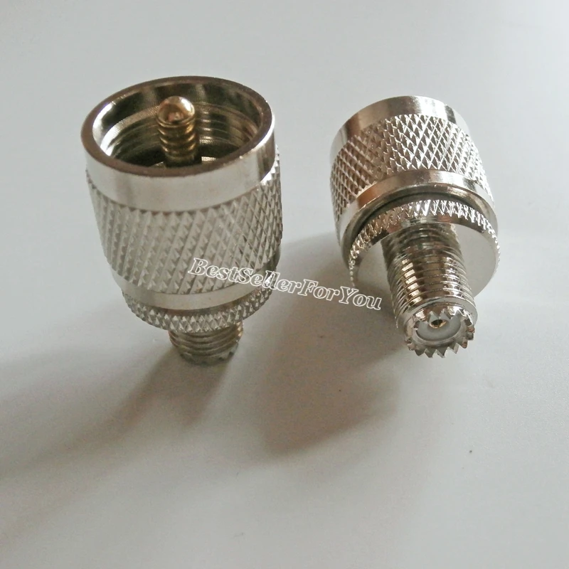 1 шт. Mini UHF female MINIUHF jack к male plug PL 259 RF Connector Converter Adapter|Соединители| |