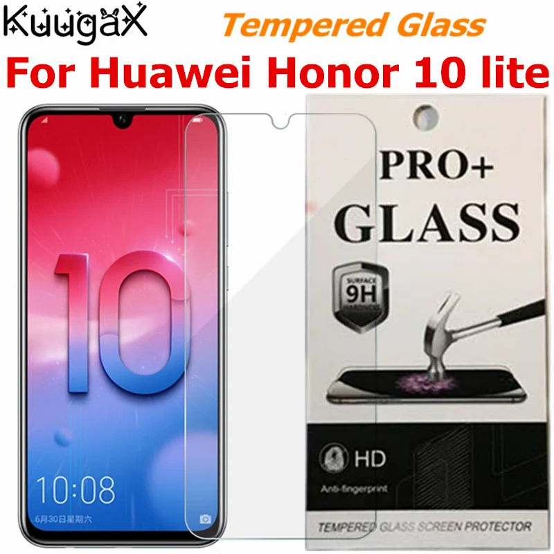 Защитная крышка для экрана закаленное стекло HUAWEI honor 10 lite смартфон упрочненные
