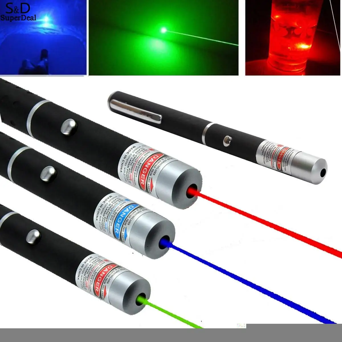 

Laser Powerful Red/Blue Pointer Ray Light Portable Laser Pen Beam LED Laser Visible Lazer 5mw Ultra Pointer Violet /Green Beam