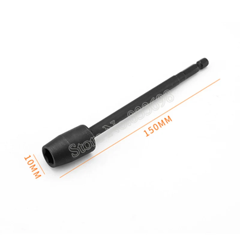10mm 150mm length Универсальный адаптер для розетки шестигранный торцевой ключ 360 градусов Поворотный динамометрический ключ 6,35 мм Шестигранная Отвертка Инструмент 8 мм 10 мм 12 мм 13 мм 14 мм - Цвет: 10mm 150mm length