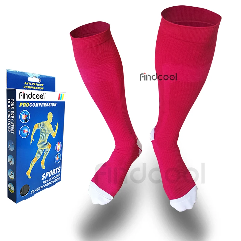 Findcool 1 пара Высокое качество сжатия ног носки для подошвенный фасциит пяточная шпора Арка Боль удобные носки венозной носок