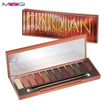 

6pc/lot Shimmer Matte Nude eyeshadow Palette 12 Colors Long Lasting Warm Pigmented Eye Shadow Makeup Powder Cosmetic Smokey Eyes