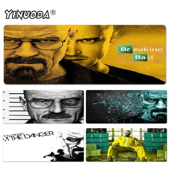 

Yinuoda Personalized Cool Fashion Breaking Dad Wallpaper mouse pad gamer play mats Size for 300*6000*2mm and 400*900*2mm