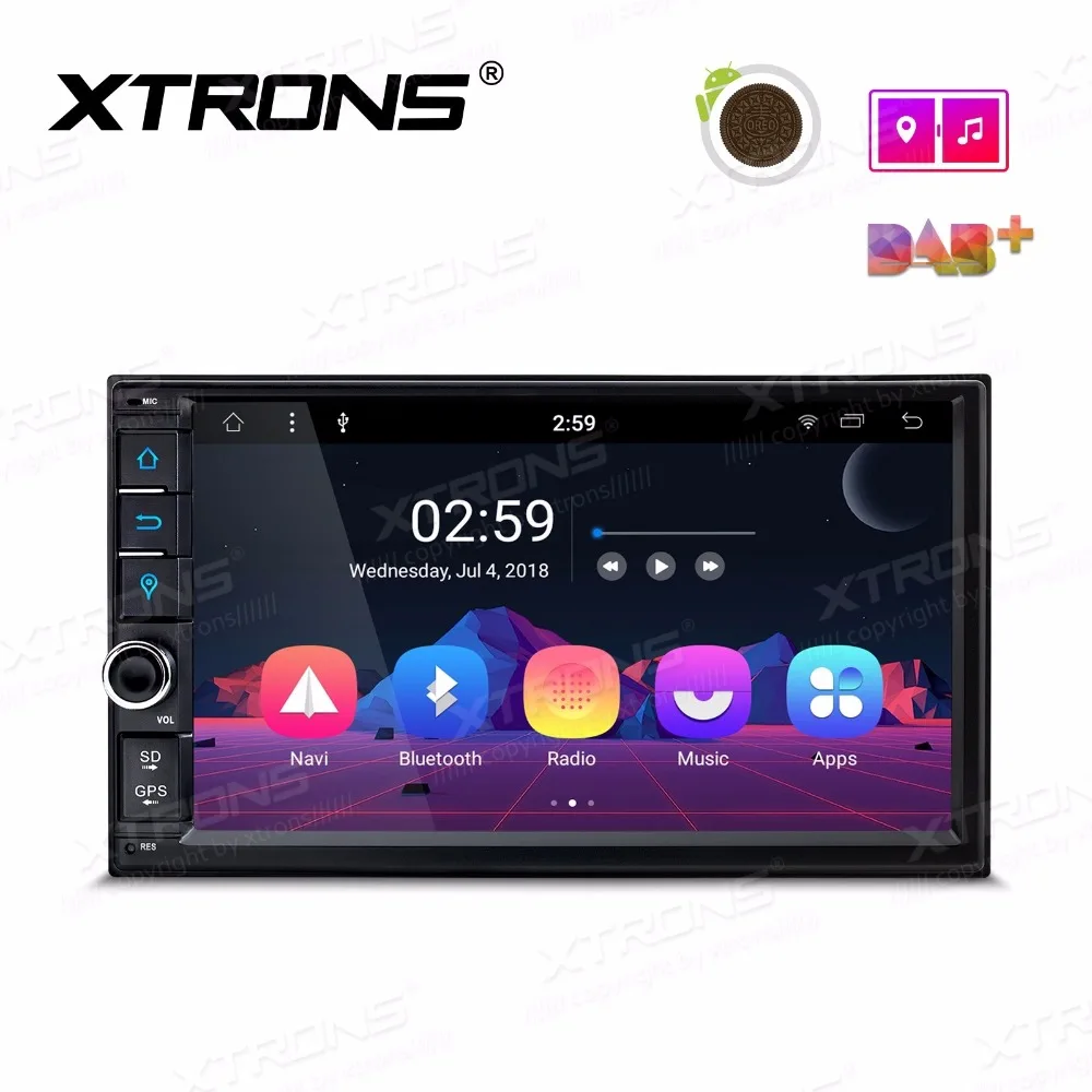 Top 7" Android 8.1 Oreo OS Double Din Car Multimedia Two Din Car Navigation GPS 2 Din Car Radio with 4G/3G/WIFI Internet Support 4