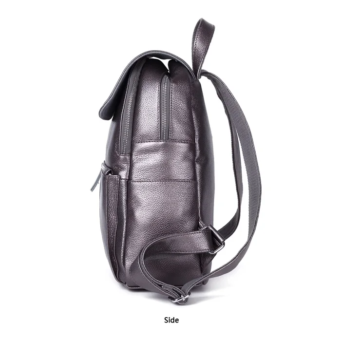 trendy sling bags 2022 HOT 100% Soft Genuine Cow Leather Cowhide Women's Female Top Layer Nature Cow Skin Girl School Book Shopping Bags Knapsack most stylish backpacks