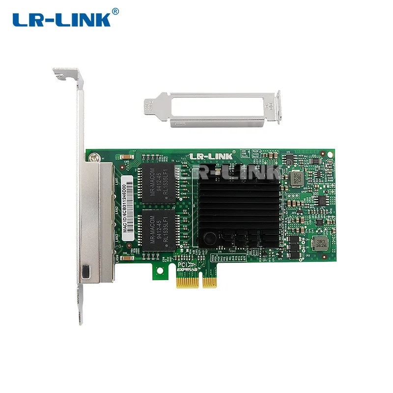LR-LINK 9224PT Quad port Gigabit Ethernet Adapter Network Card 1000M PCI-Exress Lan Card For PC Server Intel I350-T4 Compatible LR-LINK 9224PT Quad port Gigabit Ethernet Adapter Network Card 1000M PCI-Exress Lan Card For PC Server Intel I350-T4 Compatible