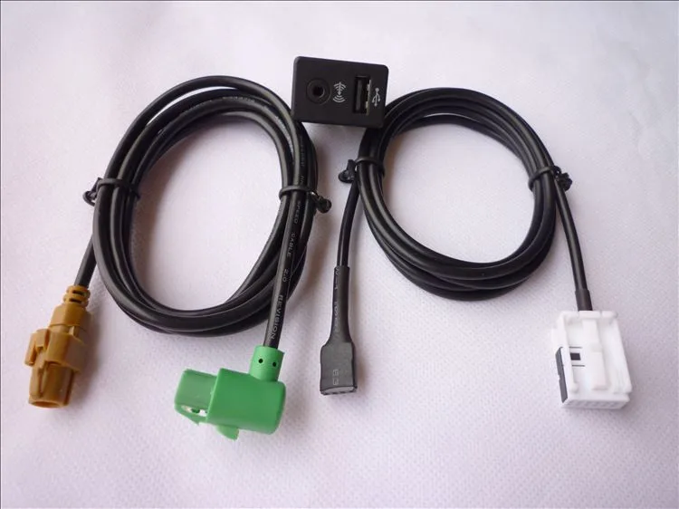 USB AUX кабель переключения подходит RCD510 RNS510 USB версия для Passat B6 B7 CC для Golf Mk6 3CD 035 249