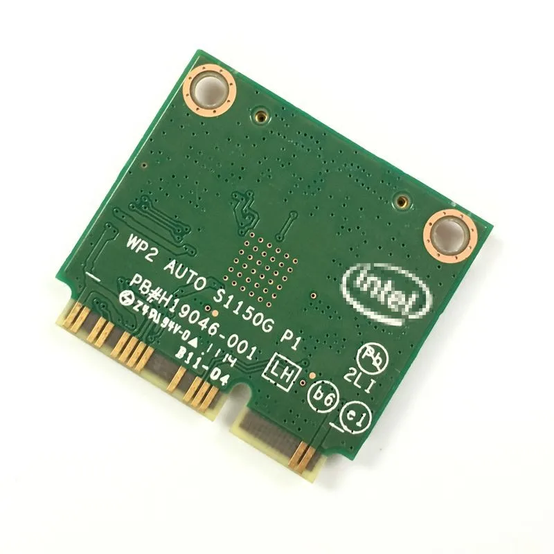 Ntel двухдиапазонный беспроводной-AC 7260 7260HMW 7260AC 7260 HMWAC half Mini PCI-e bluetooth беспроводной wifi 867 M+ 4.0BT