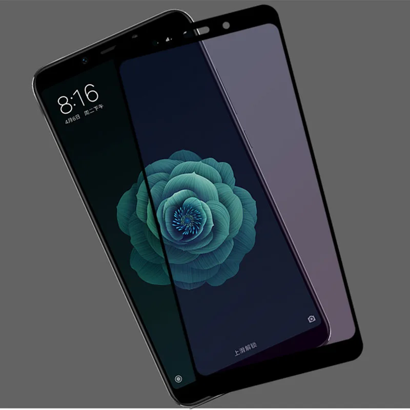 защитная пленка с полным покрытием стекло защита экрана на xiomi xiaomi mi a2 mia2 целый п