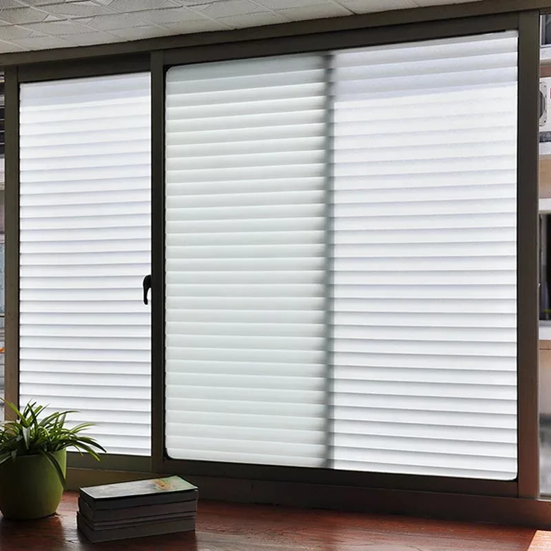 Opaque Frosted Blind window film glass stickers Static Cling Vinyl
