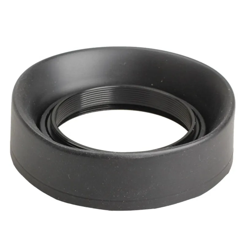 52mm Standard Universal Camera Rubber Lens Camera Lens Hood For Canon