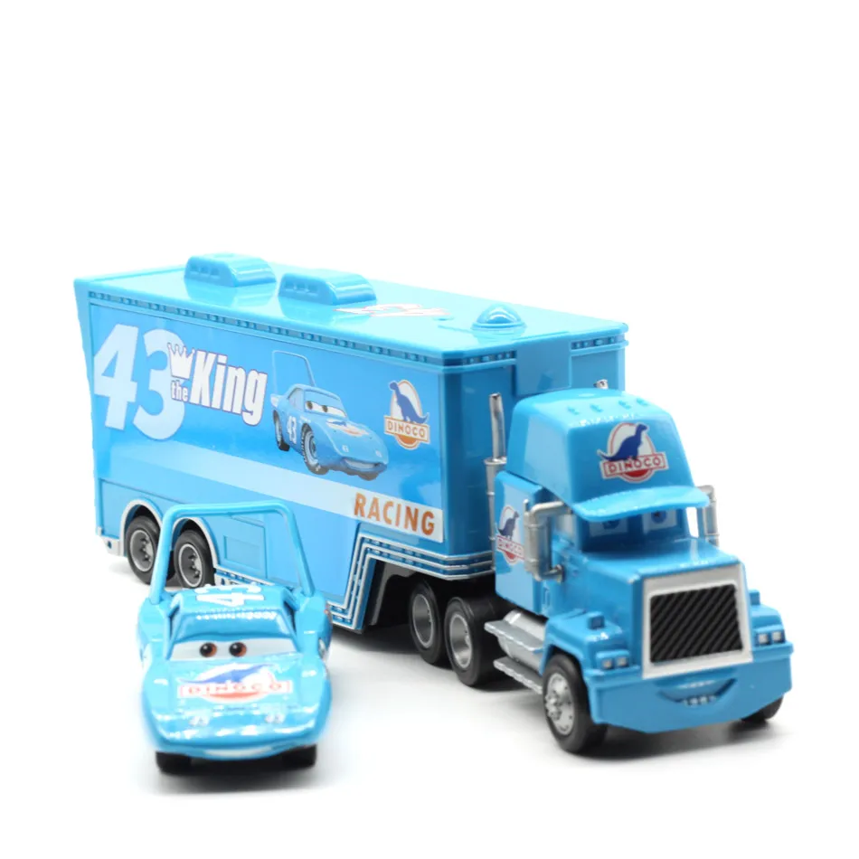 Дисней Pixar тачки № 95 Маккуин Mack грузовик дядюшка литая под давлением игрушечная машина 1:55 Свободный абсолютно в и - Цвет: 3