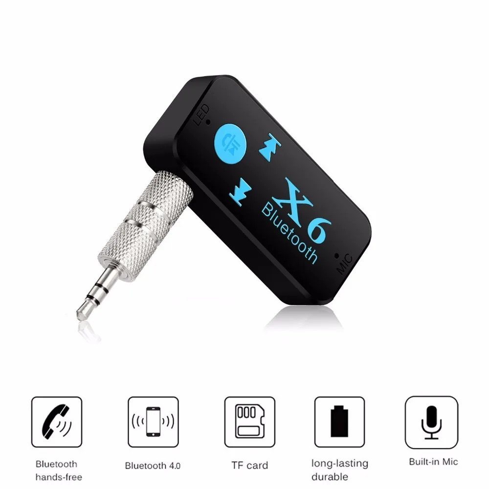 High quality Bluetooth Receiver 3.5mm Jack Car AUX Audio Portable