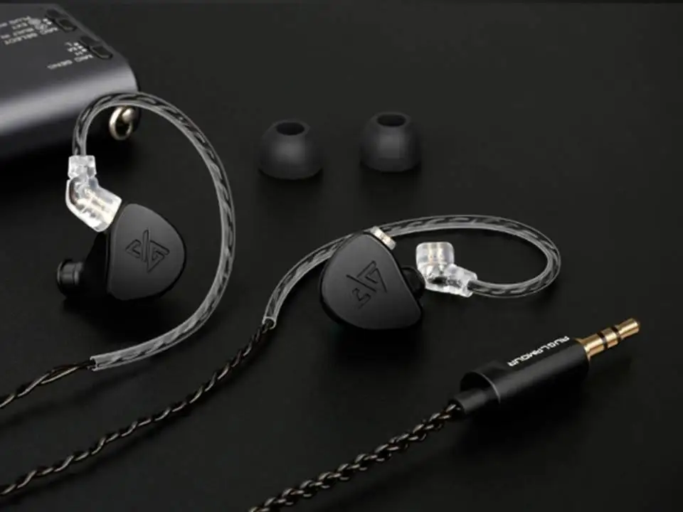 Динамические Hi Fi наушники вкладыши Auglamour F300 2 контакта 0 78 мм|Наушники и гарнитуры|