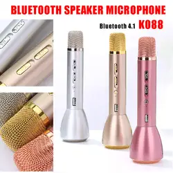 Портативный беспроводной микрофон Professional караоке микрофон Bluetooth микрофон музыкальный плеер пой рекордер микрофон KTV