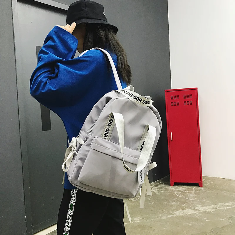 Menghuo Fashion Women Students Backpack for Girls Mochila Feminina Mujer Travel Backpack Women School Bags Bolsa Escolar BagpackIMG_9530
